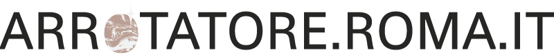 Logo arrotatore roma dark