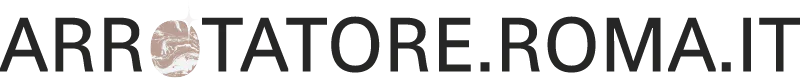 Logo arrotatore roma dark